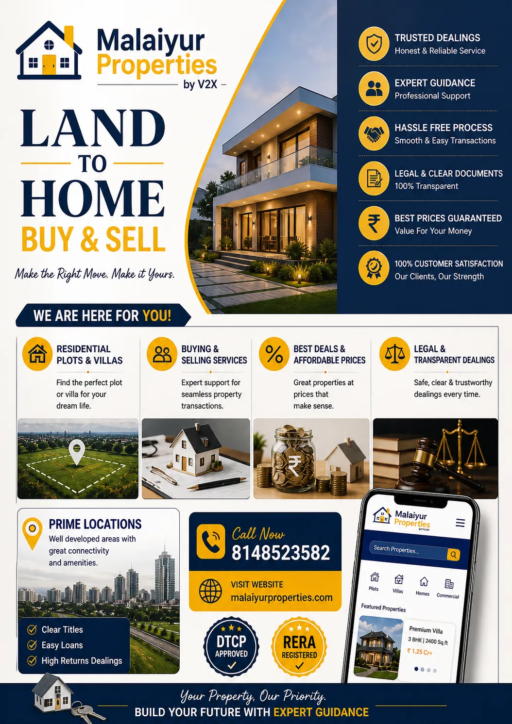 2. Looking for Good Plots or Land Deals? Malaiyur Properties Can Help 🚀