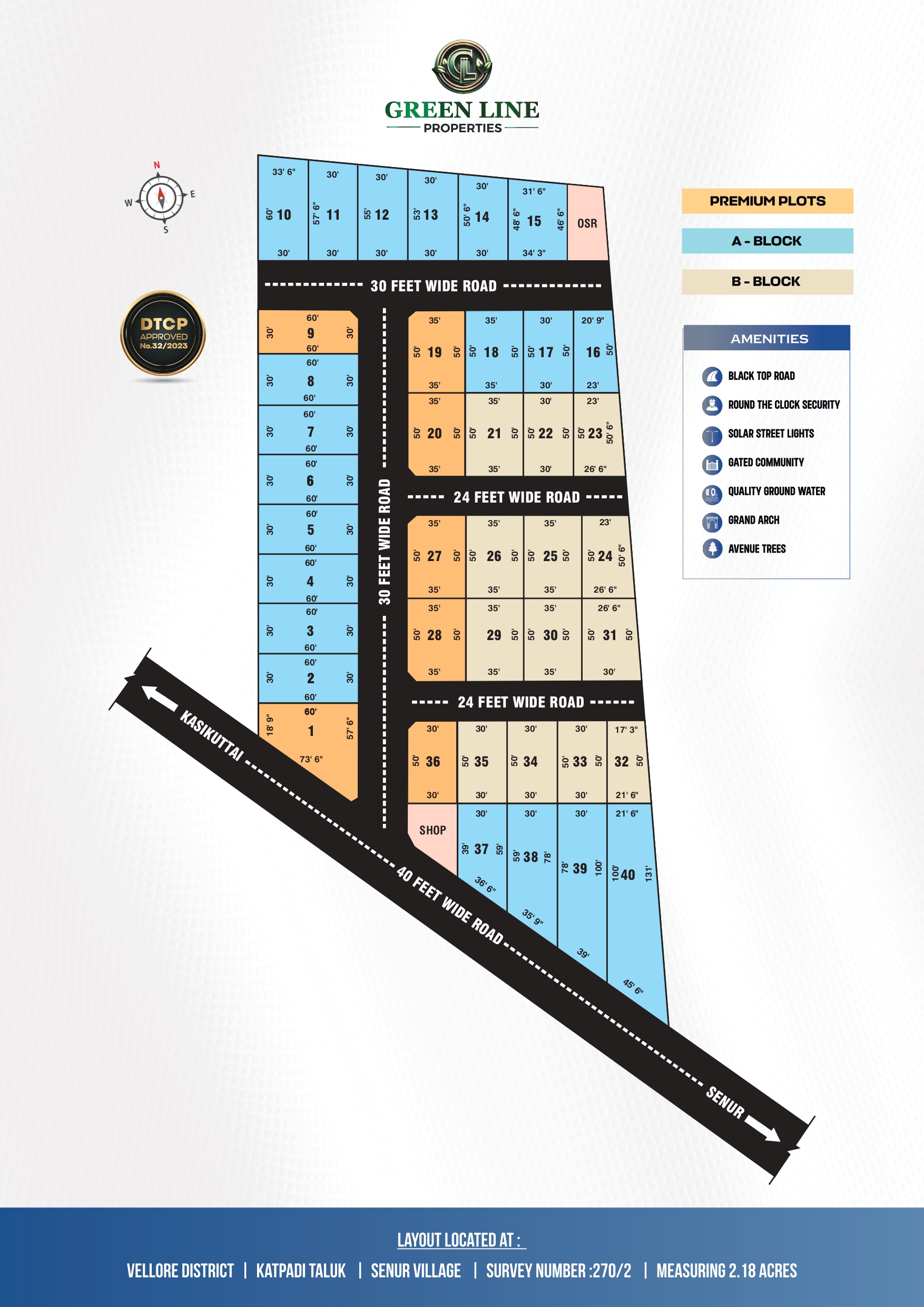 Plot for sale in katpadi